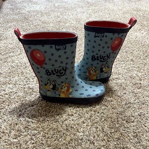 Kids Rain Boots - Blue and Red